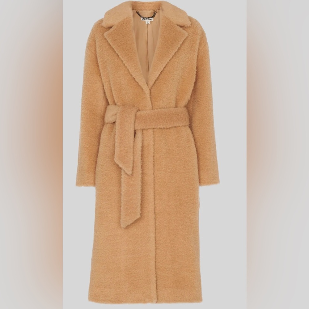 Whistles Camel Teddy Jacket